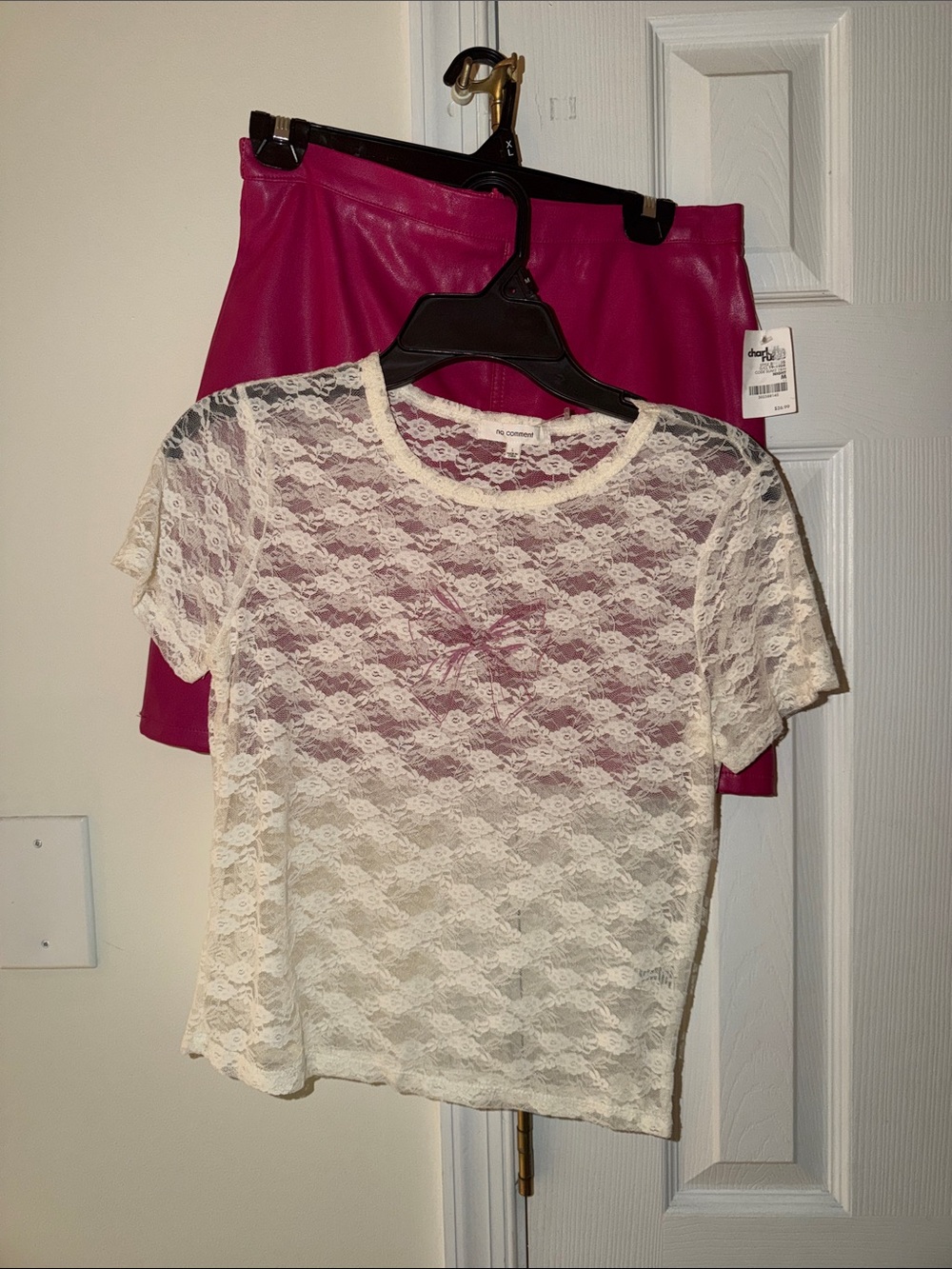 leather and lace paired M/L